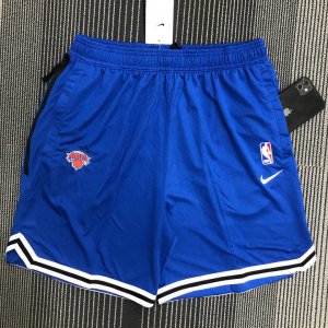 NBA New York Knicks 2021 training shorts Bleu